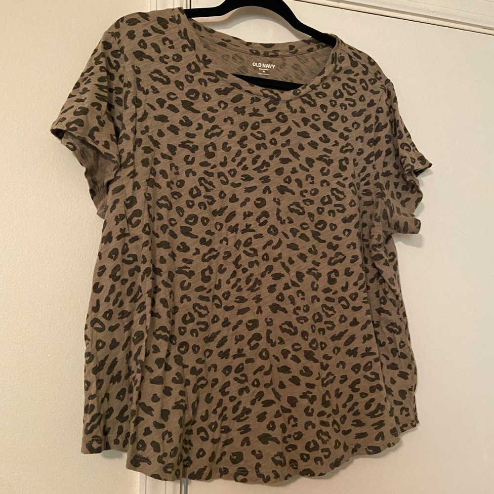 Old navy leopard blouse